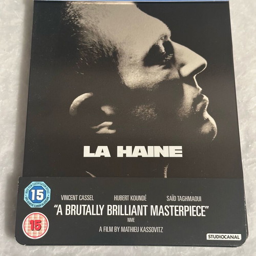 La Haine Blu-ray Steelbook limited edition like new with subtitles