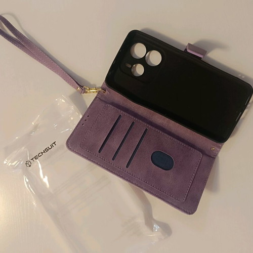 Techsuit FlipCraft case for Xiaomi Redmi Note 14 Mysterious Purple new