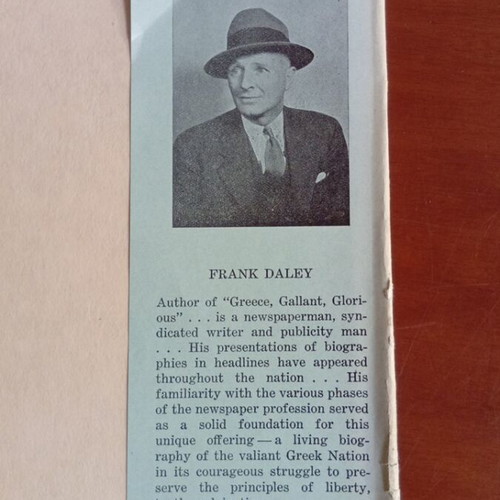 Greece—Gallant Glorious 1st Edition 1941 book by Frank Daley