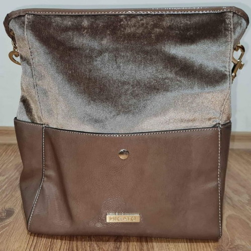 Migato shoulder bag new, brown and gold