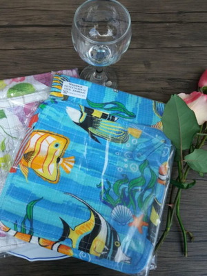 Kitchen towel set and 2 holders 100% cotton new