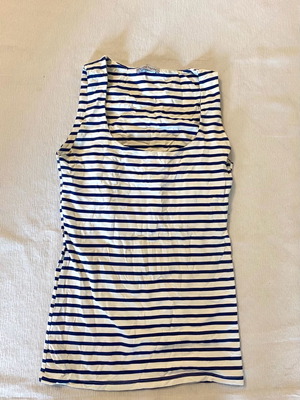 Zara бяла райе блуза като нова, размер S