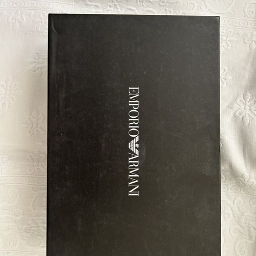 Emporio Armani leather pumps size 40, grey and brown