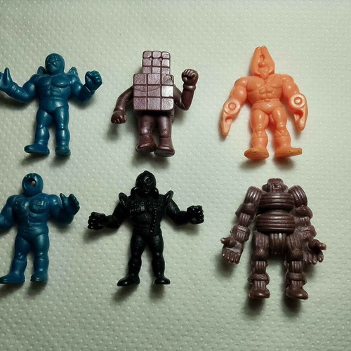 El Greco Alien Figures pack of 6 like new from 1980