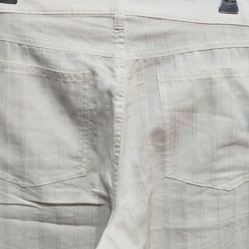Free Wave striped white straight pants new XL-2XL