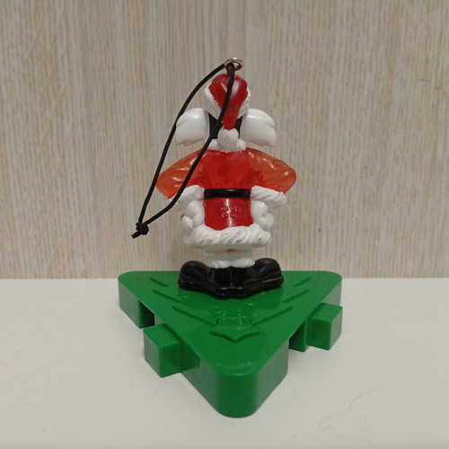Warner Bros Looney Tunes Sylvester Cat figure used, Santa Claus light