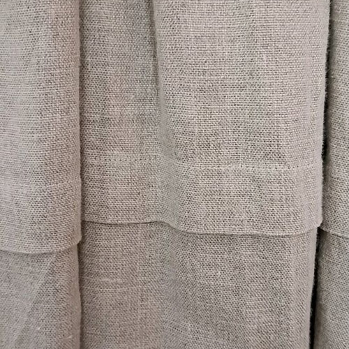 Linen long dress like new, size M, beige