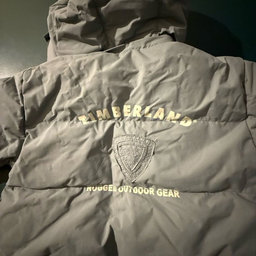 Timberland Kids Jacket With Hood Like New, Size 18M-86, Gray