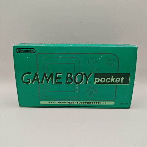 Game Boy Pocket green boxed used, official Nintendo console