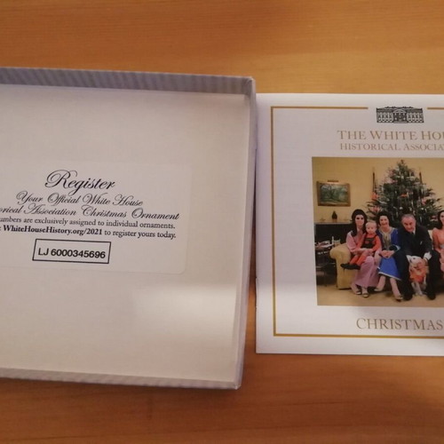 Collectible White House Christmas Ornaments 2020 2021 like new