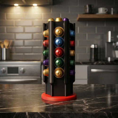 Nespresso capsule holder and organizer modern wavy design new