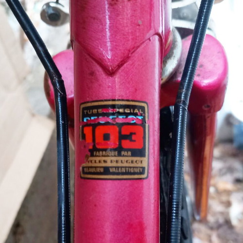 Peugeot 103 Sport Vintage Road Bike used, 10 speeds, 27 inch wheels