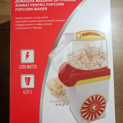 Electric popcorn maker 1200W new