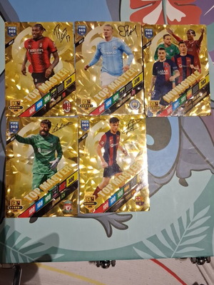 Panini 365 2024 Gold Collectible Cards set of 5 like new