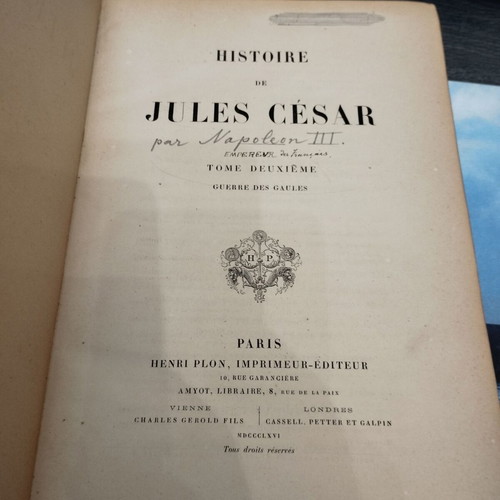 Histoire de Jules Cesar used books, 2 volumes together, 1866
