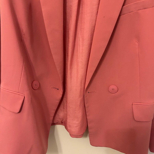 Bershka pink classic jacket like new with button size S