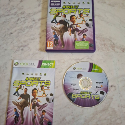 Kinect Sports Xbox 360 game used, complete in box with manual