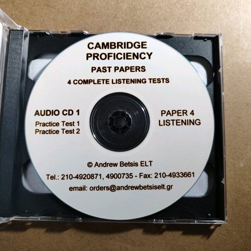 Cambridge Proficiency Past Papers Audio CD like new