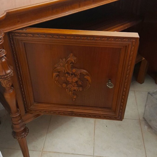 Collectable wooden handmade antique buffet