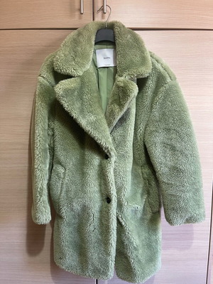 Γούνα Bershka size small σαν καινούργια, λαχανί