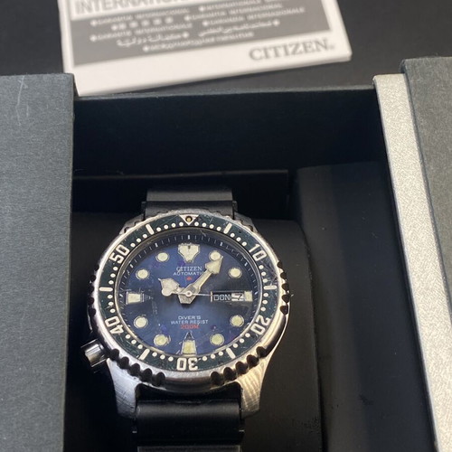 Citizen Promaster Diver 200m αυτόματο ρολόι μεταχειρισμένο, μπλε καντράν