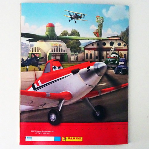 Panini Planes sticker album used, 100% complete