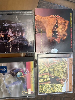 Metal CD collection like new with Iron Maiden, Scorpions, Deep Purple