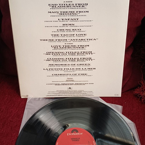 Vangelis Themes double cover vinyl record