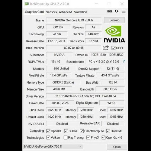 Dell Optiplex 5070 SFF i5 8500 16GB 256GB NVMe 250GB HDD GTX 750 Ti 4GB like new