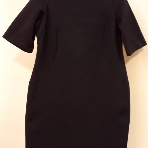 Marina Rinaldi black dress L - XL like new with scarf
