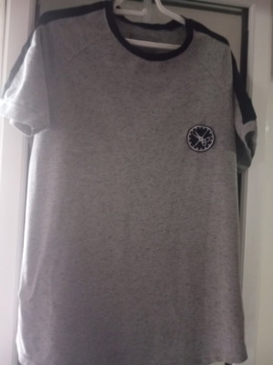 T-shirt with bleach spots, boys' medium-large