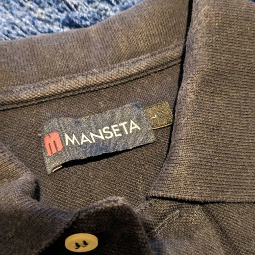 Manseta Polo shirt used, size L, black