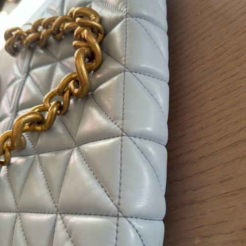 Zara handbag without wear with detachable turquoise strap