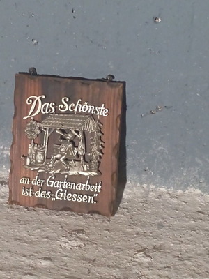 Vintage German Hanging Sign like new
