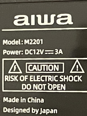 Οθόνη υπολογιστή AIWA M2201 μεταχειρισμένη Full HD 22 ίντσες IPS