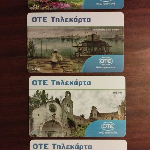 OTE phone cards pack of 4, 2015 edition