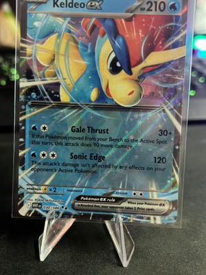 Keldeo ex Pokémon card like new WHT 030/086