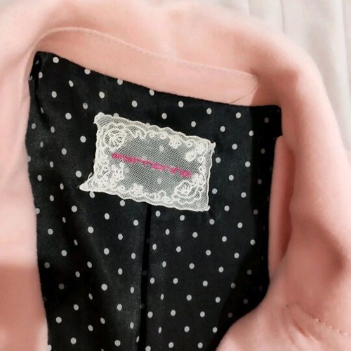 Fornarina coat 100% wool like new, pink size Medium