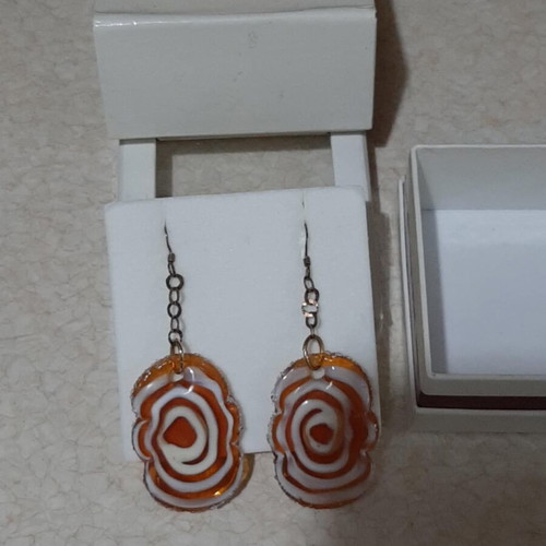 Antica Murrina Venezia earrings brand new, collectible Murano