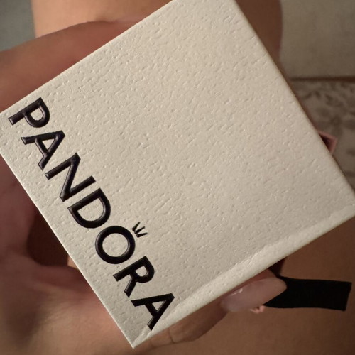 Pandora bracelet with 14K gold plating and round safety clasp like new
