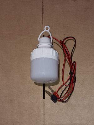 Led lamp with crocodile clips 10w12v new