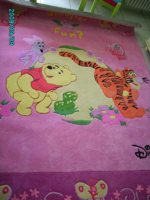 Disney Baby Winnie the Pooh παιδικό χαλί σαν καινούργιο, 160x230 εκ., ροζ