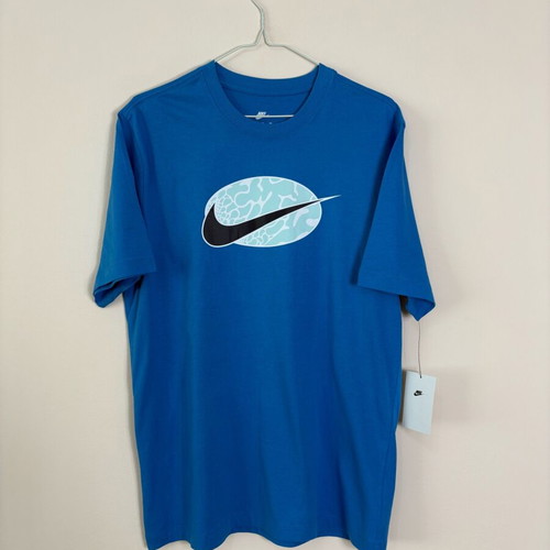 Nike Swoosh tee new, blue, oversize