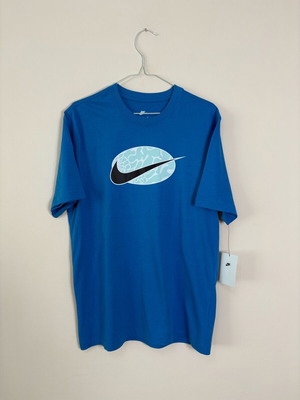 Nike Swoosh tee new, blue, oversize