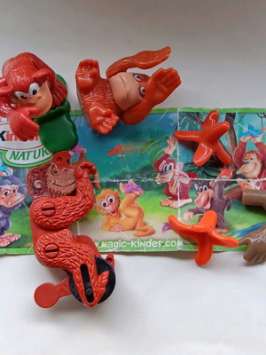 Magic Kinder Nature Magic gorilla figures used jungle collection