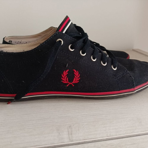 Fred Perry casual shoes size 47 like new, blue and red