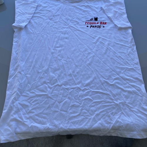 White T-shirt, XL, streetwear style