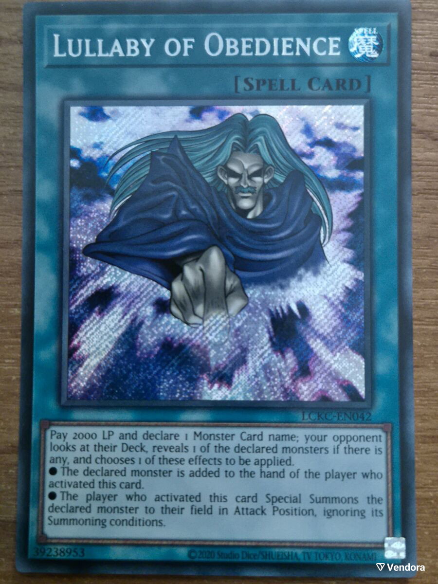 lullaby of obedience yugioh card - RA04-EN085 - Super Rare Lullaby of Obedience BLMM Legendary