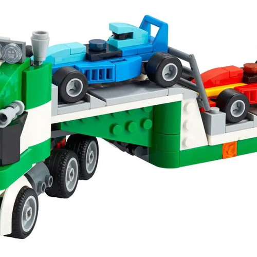Lego City set 31113 3 in 1 used, Race car transporter