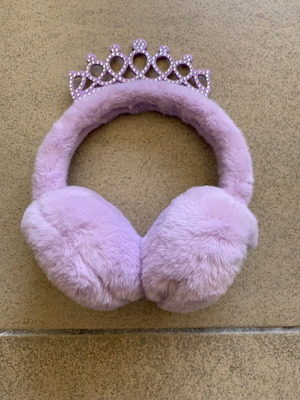 Frozen lilac earmuffs for children